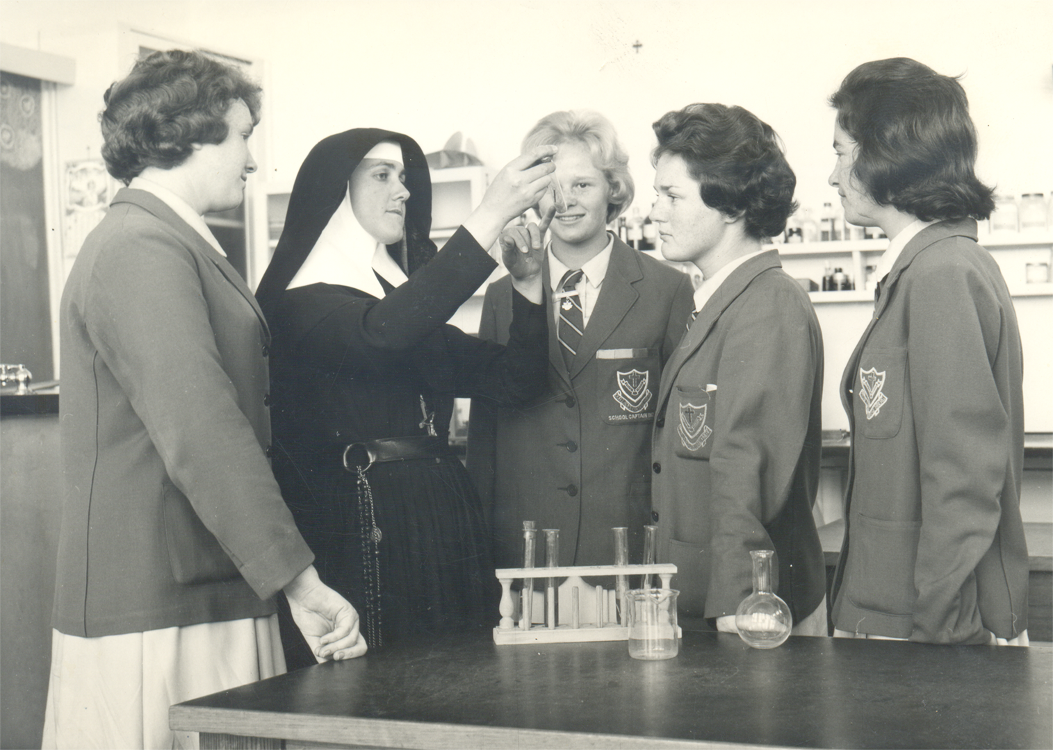 1963 OLC Science Class red