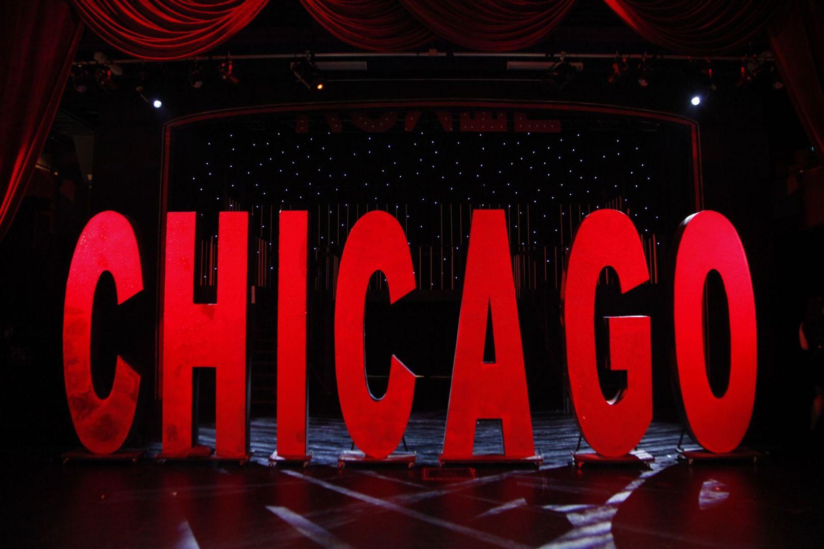 Chicago in big letters